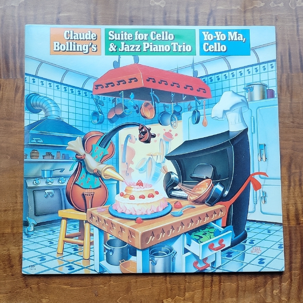 Claude Bolling's Suite for Cello & Jazz Piano Trio LP Vinyl Record, Yo-Yo Ma